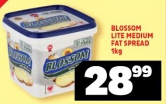 Usave BLOSSOM LITE MEDIUM FAT SPREAD 1kg offer