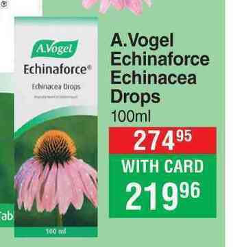 Dis-Chem A.vogel echinaforce echinacea drops-100ml offer