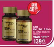 Dis-Chem Dis-chem gold hair, skin & nails 60 softgel capsules-each offer