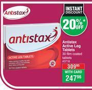 Dis-Chem Antistax active leg tablets 30 film coated tablets offer