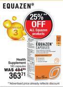 Equazen health supplement-180 capsules