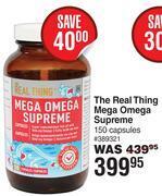 Dis-Chem The real thing mega omega supreme 150 capsules offer