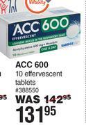 Dis-Chem Acc 600-10 effervescent tablets offer