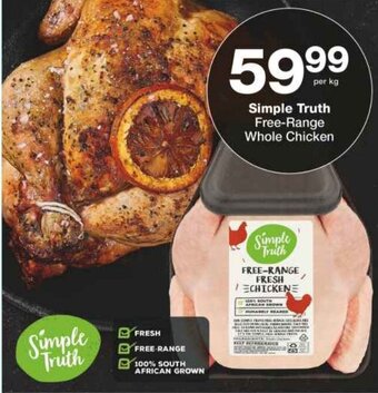 Checkers Simple Truth Free-Range Whole Chicken offer
