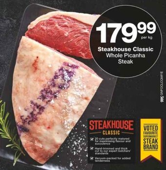 Steakhouse Classic Whole Picanha Steak