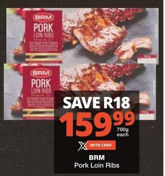 Checkers BRM Pork Loin Ribs offer