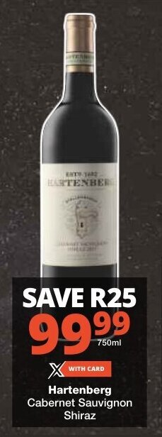 Checkers Hartenberg Cabernet Sauvignon offer