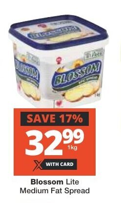 Checkers Blossom Lite Medium Fat Spread offer