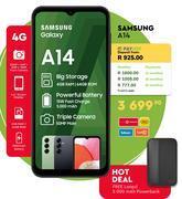 Edgars Samsung galaxy a14 4g smartphone offer