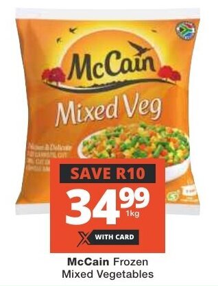 McCain Frozen Mixed Vegetables