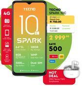Edgars Tecno spark 10c 4g smartphone offer