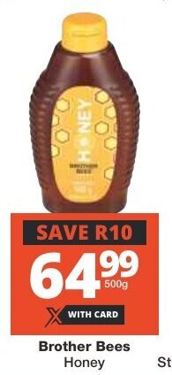 Checkers Brother Bees Honey offer
