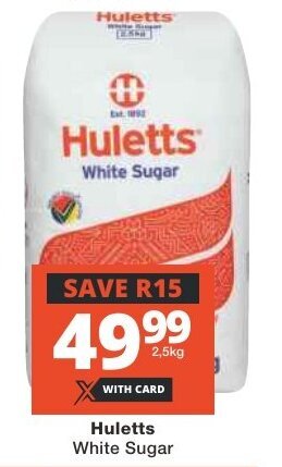 Checkers Huletts White Sugar offer