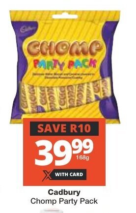 Cadbury Chomp Party Pack