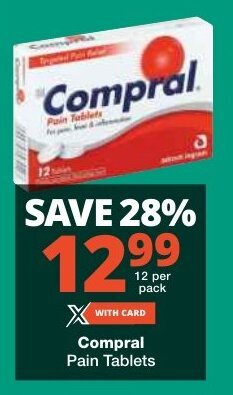 Checkers Compral Pain Tablets offer