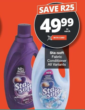 Checkers Sta-soft Fabric Conditioner All Variants offer