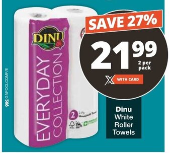 Checkers Dinu White Roller Towels offer