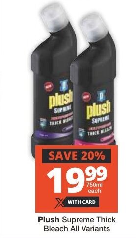 Checkers Plush Supreme Thick Bleach All Variants offer