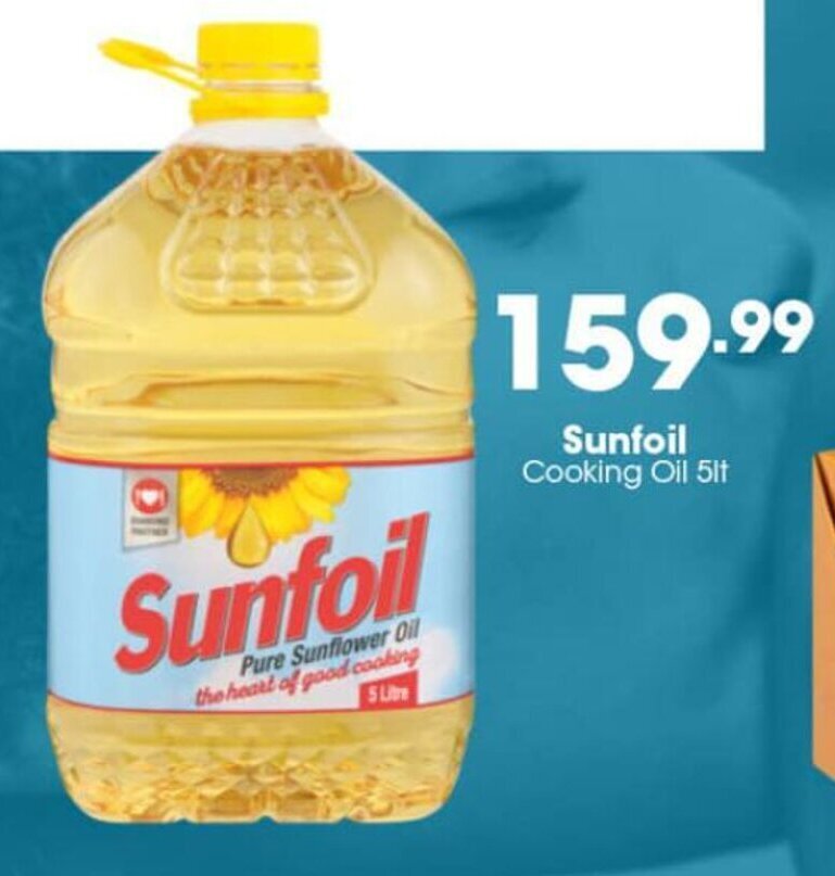 Sunfoil Cooking Oil 5L offer at Super Save