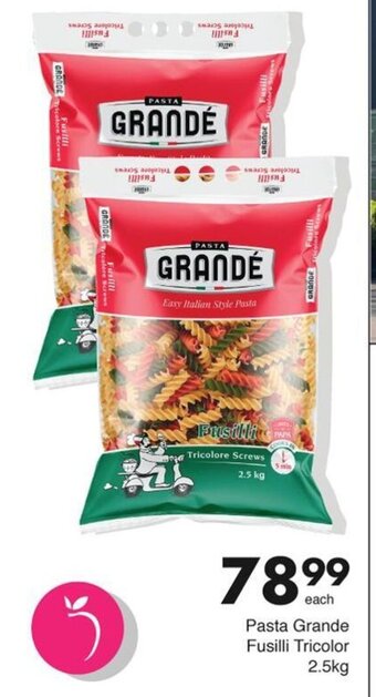 Save Hyper Pasta Grande Fusilli Tricolor 2.5kg offer