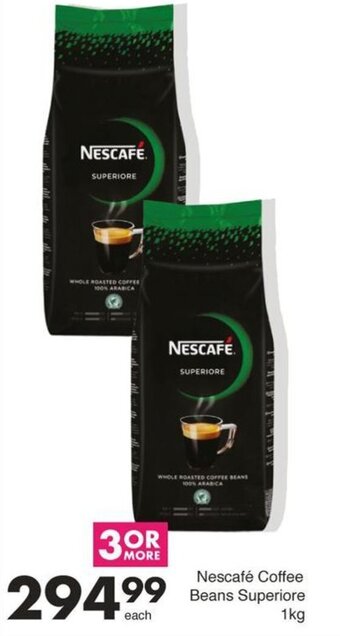 Save Hyper Nescafé Coffee Beans Superiore 1kg offer