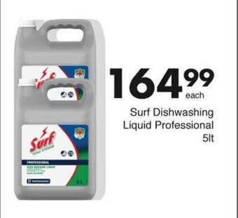 Save Hyper Surf Dishwashing Liquid Professional 5L offer