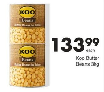 Koo Butter Beans 3kg