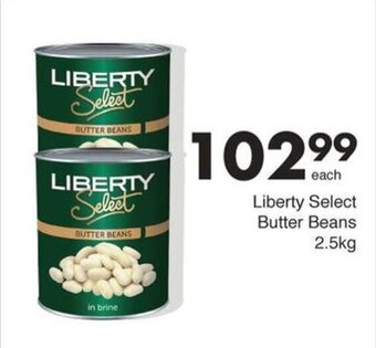 Liberty Select Butter Beans 2.5kg