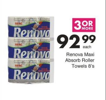 Save Hyper Renova Maxi Absorb Roller Towels 8's offer