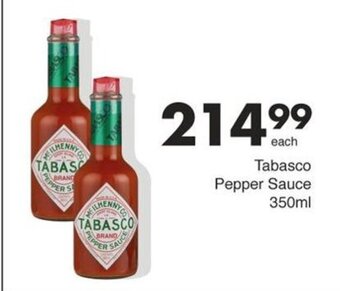 Save Hyper Tabasco Pepper Sauce 350ml offer