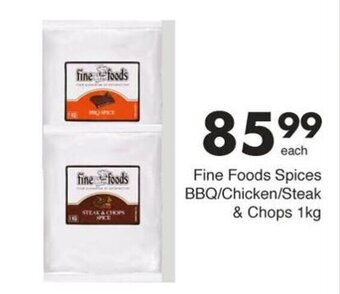 Save Hyper Fine Foods Spices BBQ/Chicken/Steak & Chops 1kg offer
