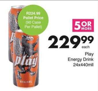 Play Energy Drink 24x440mll