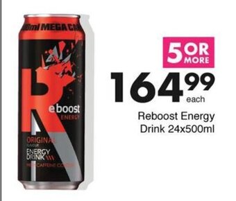 Save Hyper Reboost Energy Drink 24x500ml offer