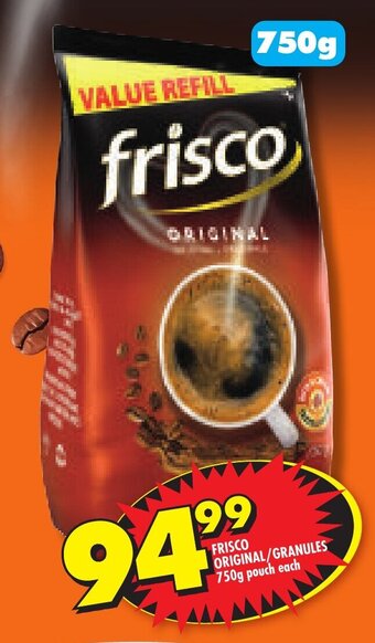 Shoprite FRISCO ORIGINAL/GRANULES 750g offer