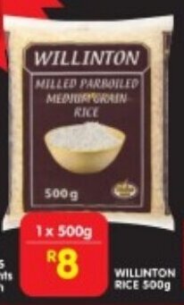 Shoprite WILLINTON RICE 500g offer