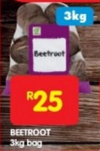Shoprite BEETROOT 3kg bag offer