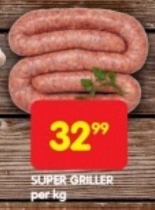 Shoprite SUPER GRILLER per kg offer
