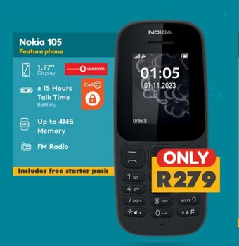 Shoprite Nokia 105 Feature phone offer