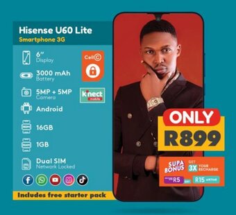 Shoprite Hisense U60 Lite Smartphone 3G offer