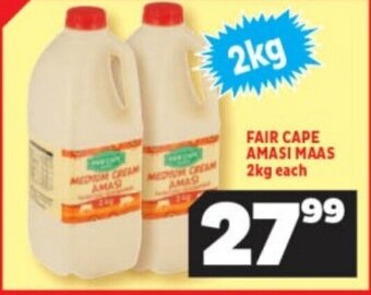 Usave FAIR CAPE AMASI MAAS 2kg each offer