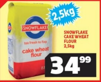 Usave SNOWFLAKE CAKE WHEAT FLOUR 2.5kg offer