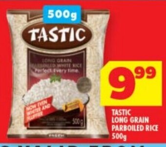 Usave TASTIC LONG GRAIN PARBOILED RICE 500g offer