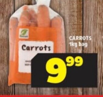 Usave CARROTS 1kg bag offer