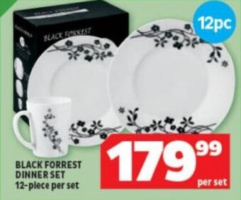 BLACK FORREST DINNER SET 12-piece per set