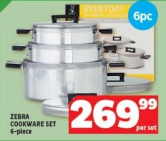 ZEBRA COOKWARE SET 6-piece