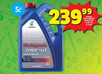 Usave ENGEN MULTIGRADE MOTOR OIL +20W-50 5L each offer