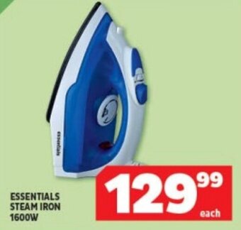 Usave ESSENTIALS STEAM IRON 1600W offer