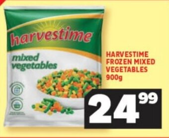 Usave HARVESTIME FROZEN MIXED VEGETABLES 900g offer