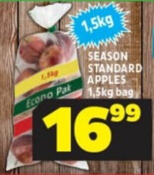Season Standard Apples 1,5kg bag
