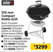 Builders Warehouse Weber 570mm compact kettle grill offer